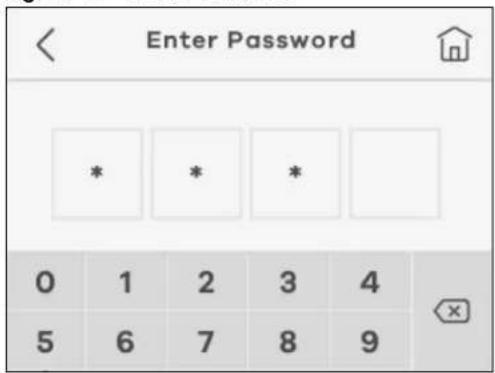 Enter Password * * * 0 1 2 3 4 5 6 7 8 9