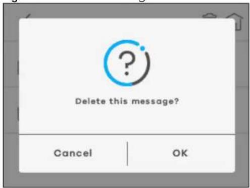Delete this message? Cancel OK