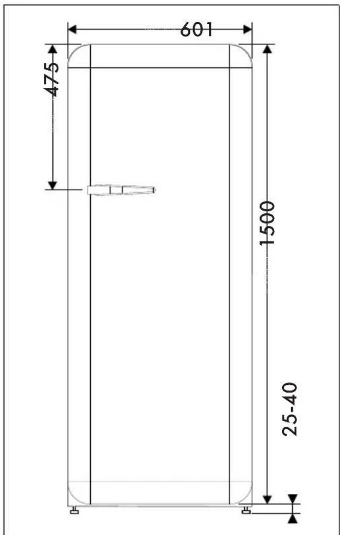 SMEG FAB28LWH5 - Pressure on the seal Risk of damage to the appliance - 1