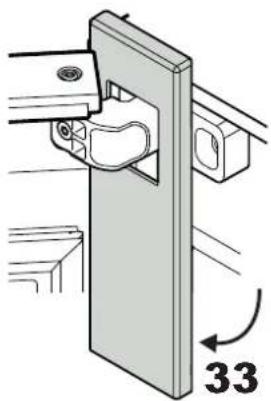 LIEBHERR WKes 4552-22 - Adjusting the lateral tilt of the door - 2