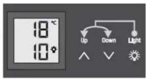 18°C 10° Up Down Light