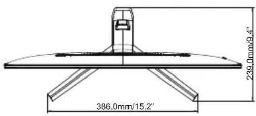 IIYAMA G-Master G2440HSU-B1 - DIMENSIONS : G-MASTER G2740QSU - 3