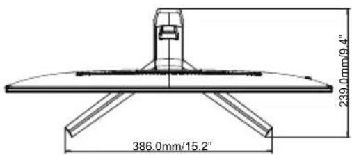 IIYAMA G-Master G2440HSU-B1 - DIMENSIONS : G-MASTER G2740HSU - 3