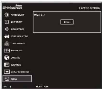 IIYAMA G-Master G2440HSU-B1 - Recall - 1