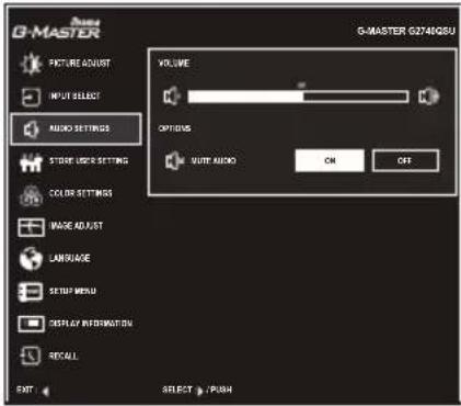 IIYAMA G-Master G2440HSU-B1 - Audio Settings - 1