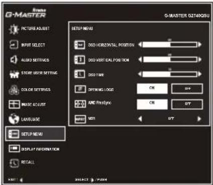 IIYAMA G-Master G2440HSU-B1 - Language - 2