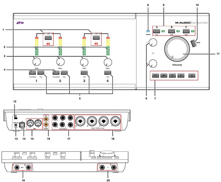 M-AUDIO | Fast track CD000 Volume 1 2 3 4 5 6 7 8 9 10 11 12 13 14 15 16 17 18 19 20