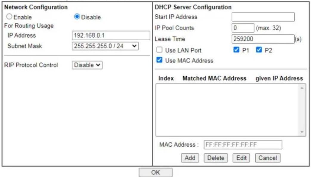 Draytek Vigor 2927ac - II-2-1-3 Details Page for IP Routed Subnet - 1