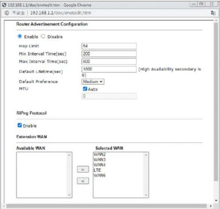 Draytek Vigor 2927ac - II-2-1-4 Details Page for LAN IPv6 Setup - 4