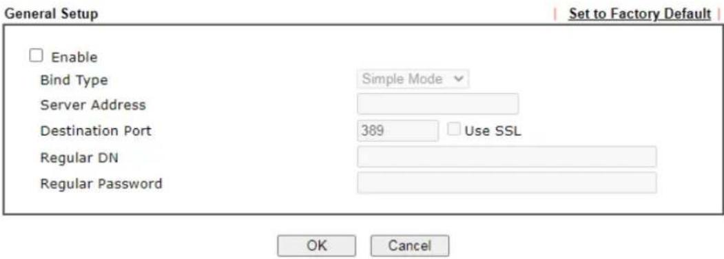 Draytek Vigor 2927ac - II-5-6-1 General Setup - 1