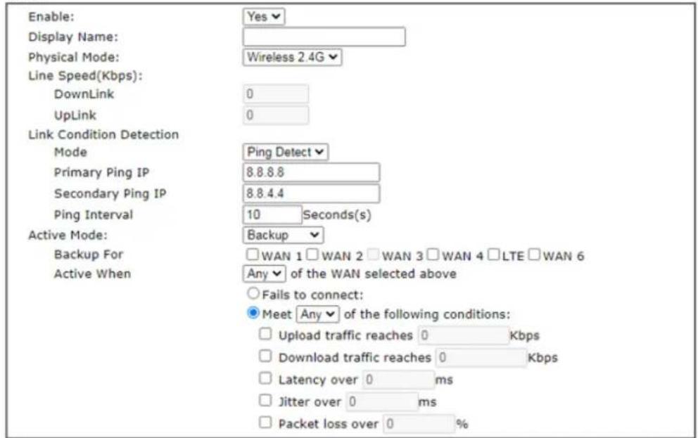 Draytek Vigor 2927ac - WAN 3 - 1