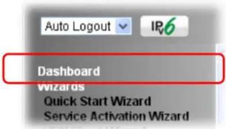 Draytek Vigor 2927ac - I-4 Dashboard - 1