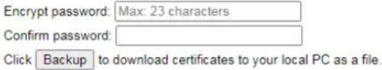 Draytek Vigor 2927ac - V-2-3 Certificate Backup - 1
