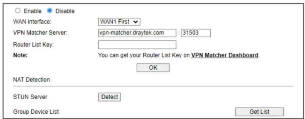 Draytek Vigor 2927ac - V-1-8 VPN Matcher Setup - 2