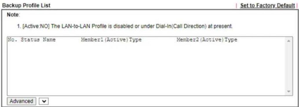 Draytek Vigor 2927ac - Creating a VPN Trunk - 2