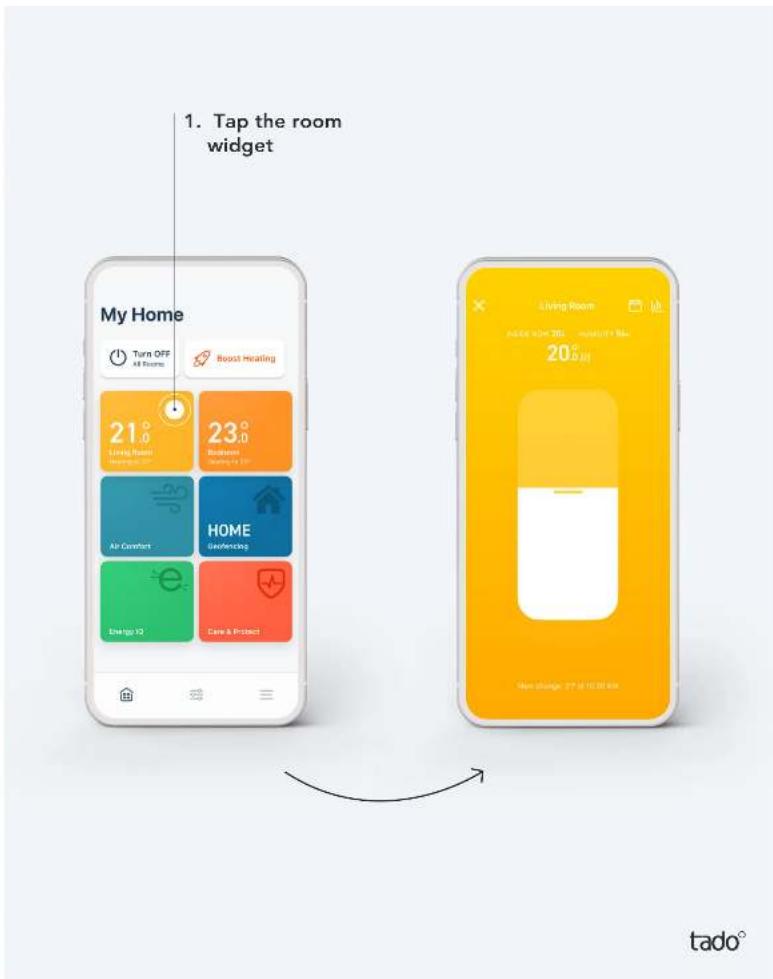 TADO Smart Thermostat - Manual control: - 1