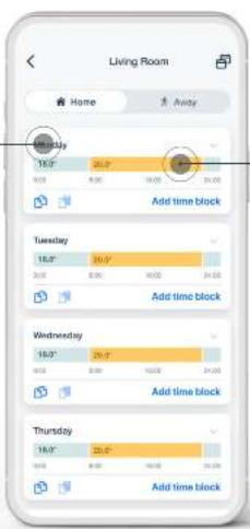 TADO Smart Thermostat - Tap to select the days - 1
