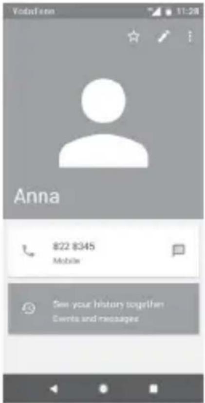 Vodafone Smart E9 - Používání aplikace Quick Contact pro Android - 1