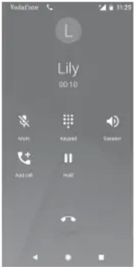 Vodafone Smart E9 - V průběhu hovoru - 1