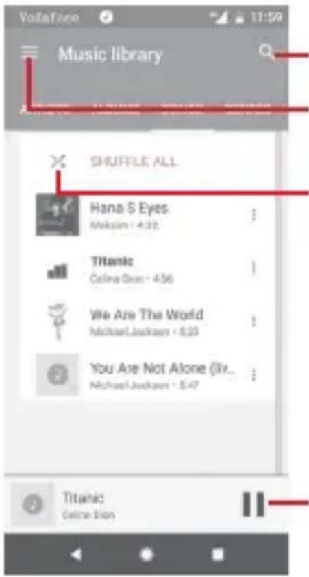 Music library SHUFFLE ALL Hana S Eyes Meksin · 4:32 Titanic Celine Dion · 4:56 We Are The World Michael Jackson · 5:23 You Are Not Alone (iv... Michael Jackson · 5:47 Titanic Celine Dion