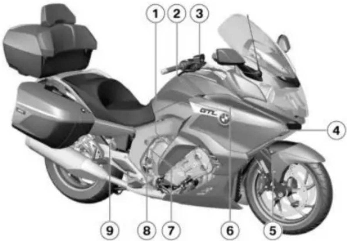 BMW K 1600 GTL (2020) - CELKOVÝ POHLED VPRAVO - 1