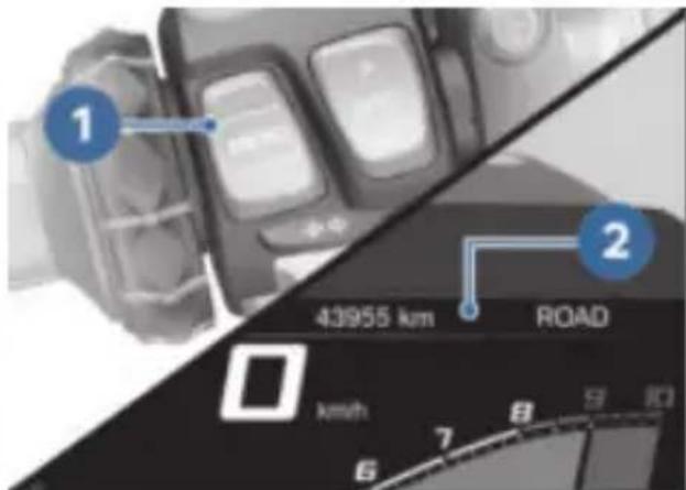 1 2 43955 km ROAD km/h 7 8 9 10 6