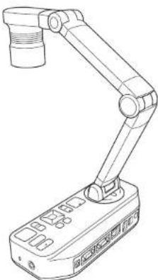 Line drawing of a robotic arm with control panel (no text or symbols)