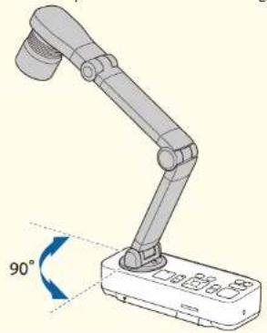 Illustration of a robotic arm with a 90-degree angle indicator (no text or symbols on the device itself)
