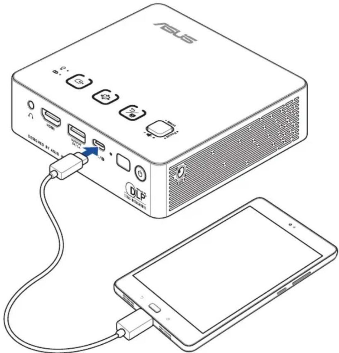 ASUS ZenBeam S2 - Výstup napájení (5 V/1A) - 2