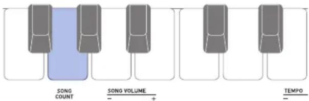 SONG COUNT SONG VOLUME - + TEMPO -