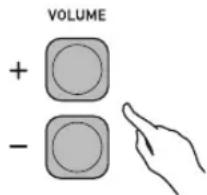 VOLUME + -