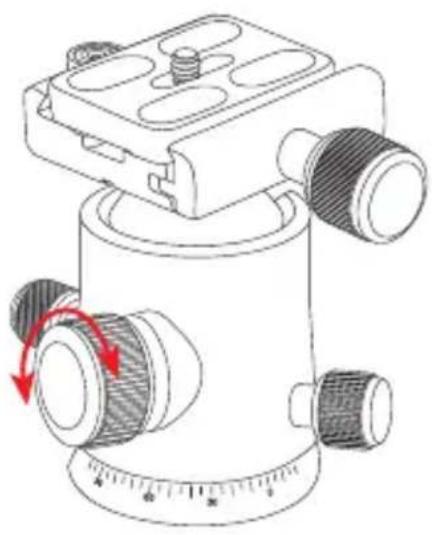 Oben AT-3565 - MOUNTING THE CAMERA AND QUICK-RELEASE PLATE TO THE BALLHEAD - 2