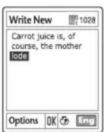 Write New 1028 Carrot juice is, of course, the mother lode Options OK Eng