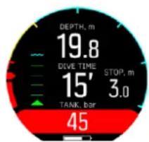 SUUNTO D5 - Tlak v lahvi - 3