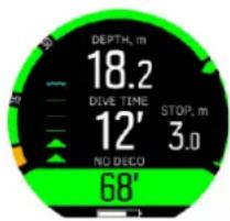 SUUNTO D5 - Režim Air/Nitrox - 1