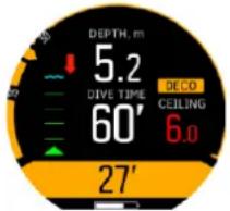 SUUNTO D5 - Alarmy, varování a oznámení - 2