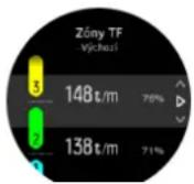SUUNTO Spartan Sport Wrist HR Baro - Nastavení výchozích zón TF - 1