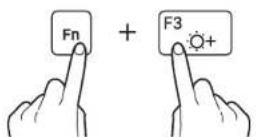 SAMSUNG Galaxy Book Flex - Controlling brightness using the keyboard - 2