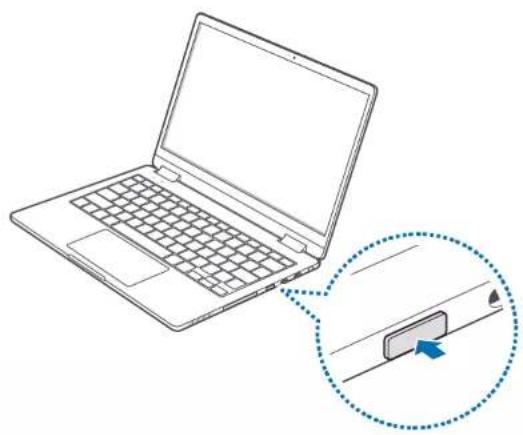 SAMSUNG Galaxy Book Flex - Turning the computer on - 2