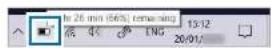 SAMSUNG Galaxy Book Flex - Battery status - 1