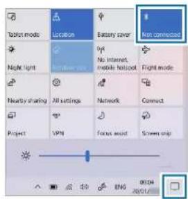 Radio connected Location Battery cover Night light No internet, mobile hotspot Eight mode Nearby sharing All settings Network Connect Project VPN Focus avoid Screen only