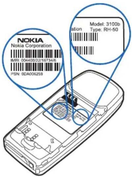 NOKIA 3120 - Find information about your phone - 1