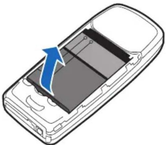 NOKIA 3120 - Remove the back cover and battery - 2