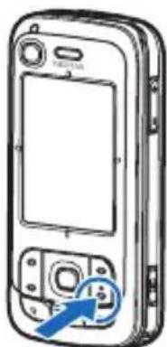 NOKIA 6110 Navigator - ■Switch the device on or off - 1