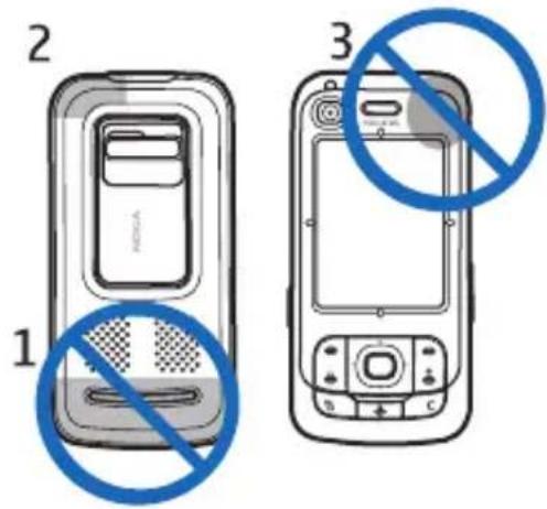 NOKIA 6110 Navigator - ■Normal operating position - 2