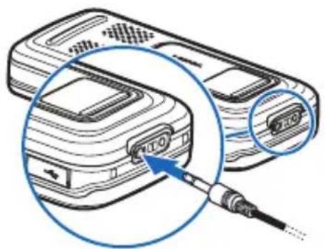 NOKIA 6110 Navigator - ■Connect a compatible headset - 1