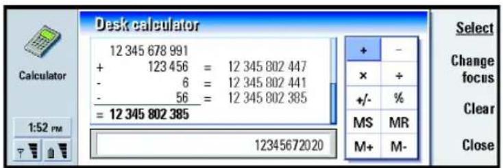 NOKIA 9290 - Calculator - 1