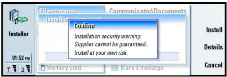 NOKIA 9290 - Install software - 1