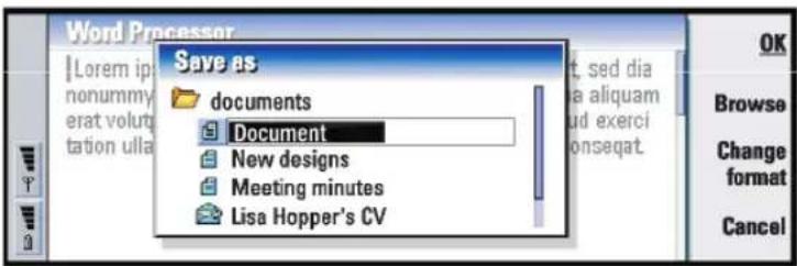 NOKIA 9290 - Save files - 1