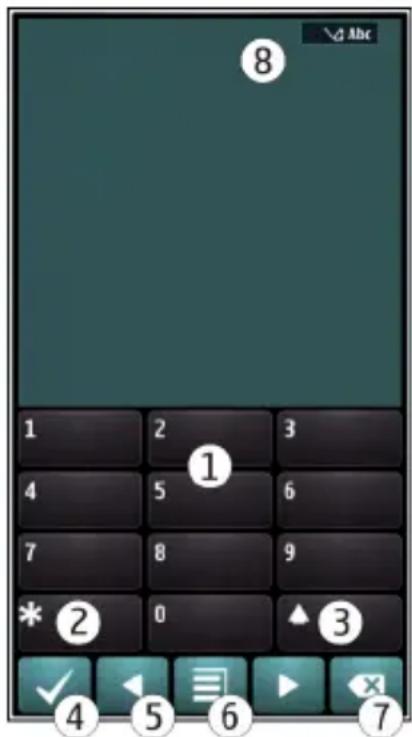 NOKIA C7 - Enter text with the virtual keypad Use the virtual keypad - 1